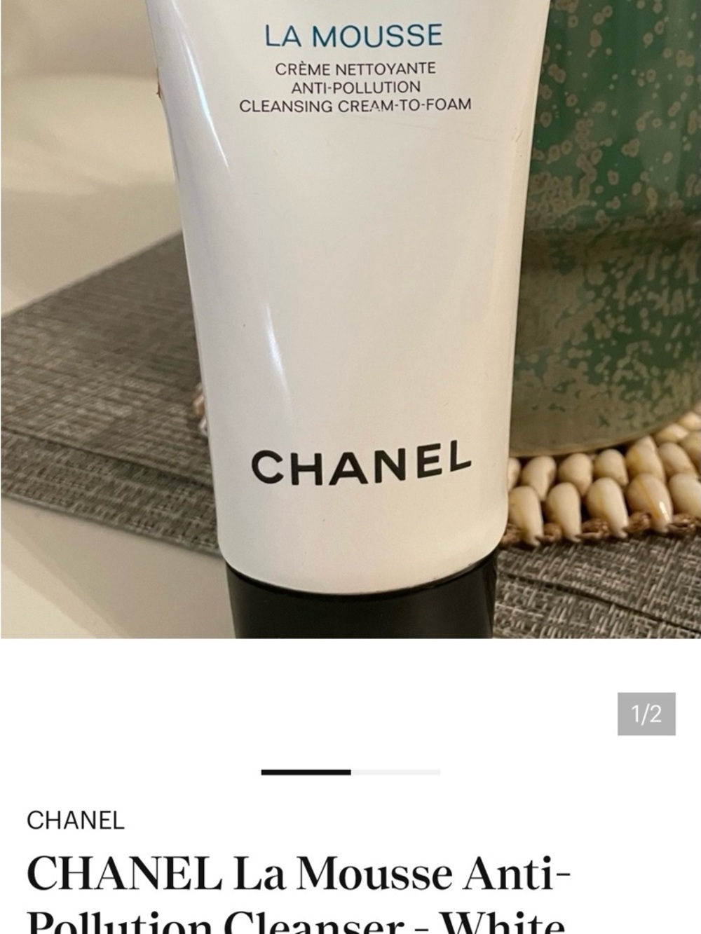 CHANEL La Mousse Cleansing Cream-to-Foam - White